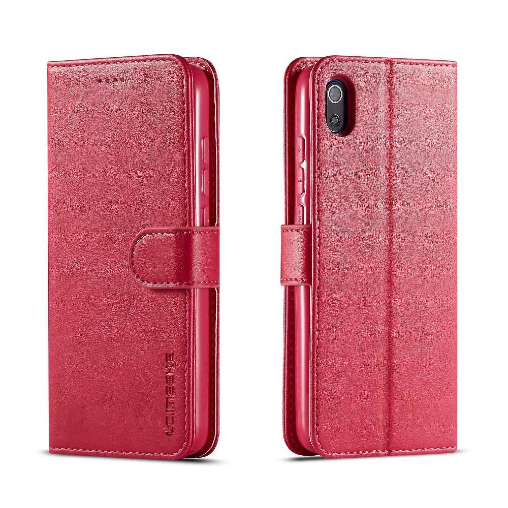 LC.IMEEKE Cowhide Texture Leather Wallet Stand Phone Shell for Xiaomi Redmi 7A Saldi Di Fabbrica
