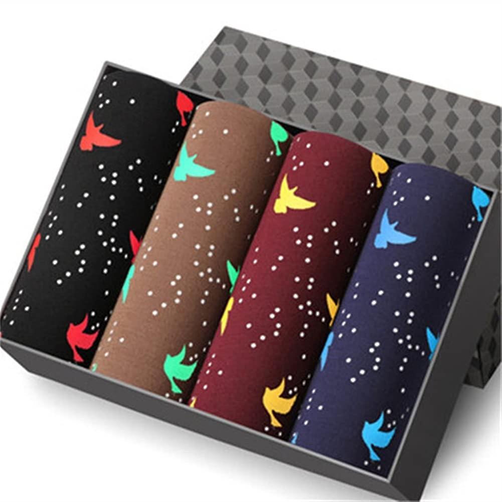 4 Pieces Men's Underwear Boxers Shorts Thin Panties (Color : 04 Size : 4XL(78 88KG)) Vendite Flash