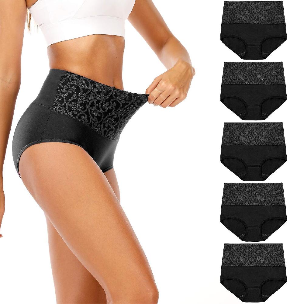 Women's Underwear High Waist Cotton Tummy Control Soft Full Coverage Multipack Promozione Limitata