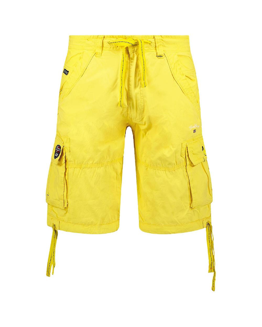 Geographical Norway Oslo Cargo Shorts for Men - Yellow