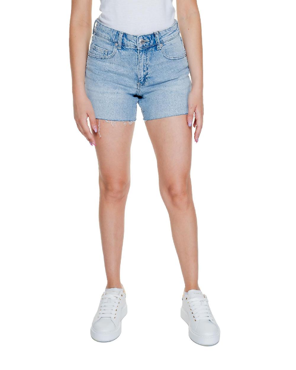Vero Moda Women's Blue Denim Shorts Soddisfazione Garantita