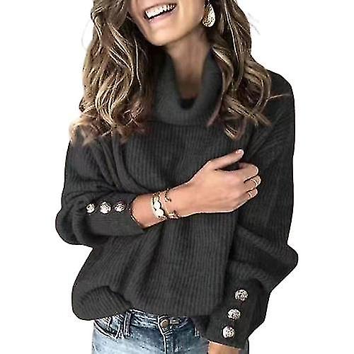 Neck Sweater Women Knitted Pulr Warm Knitted Sweater Pulr Affare Del Giorno