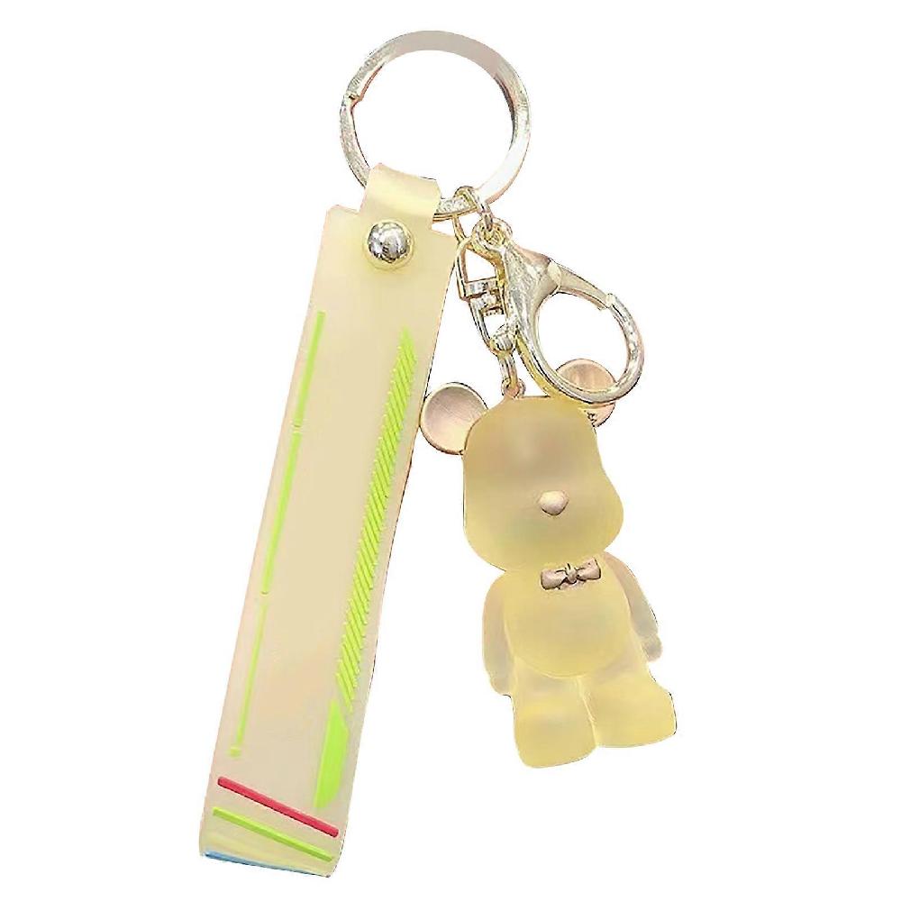 Cute Bear Keychain Backpack Bag Pendant Car Keyring for Handbag Decoration Kids Birthday Gift Yellow Acquista Ora