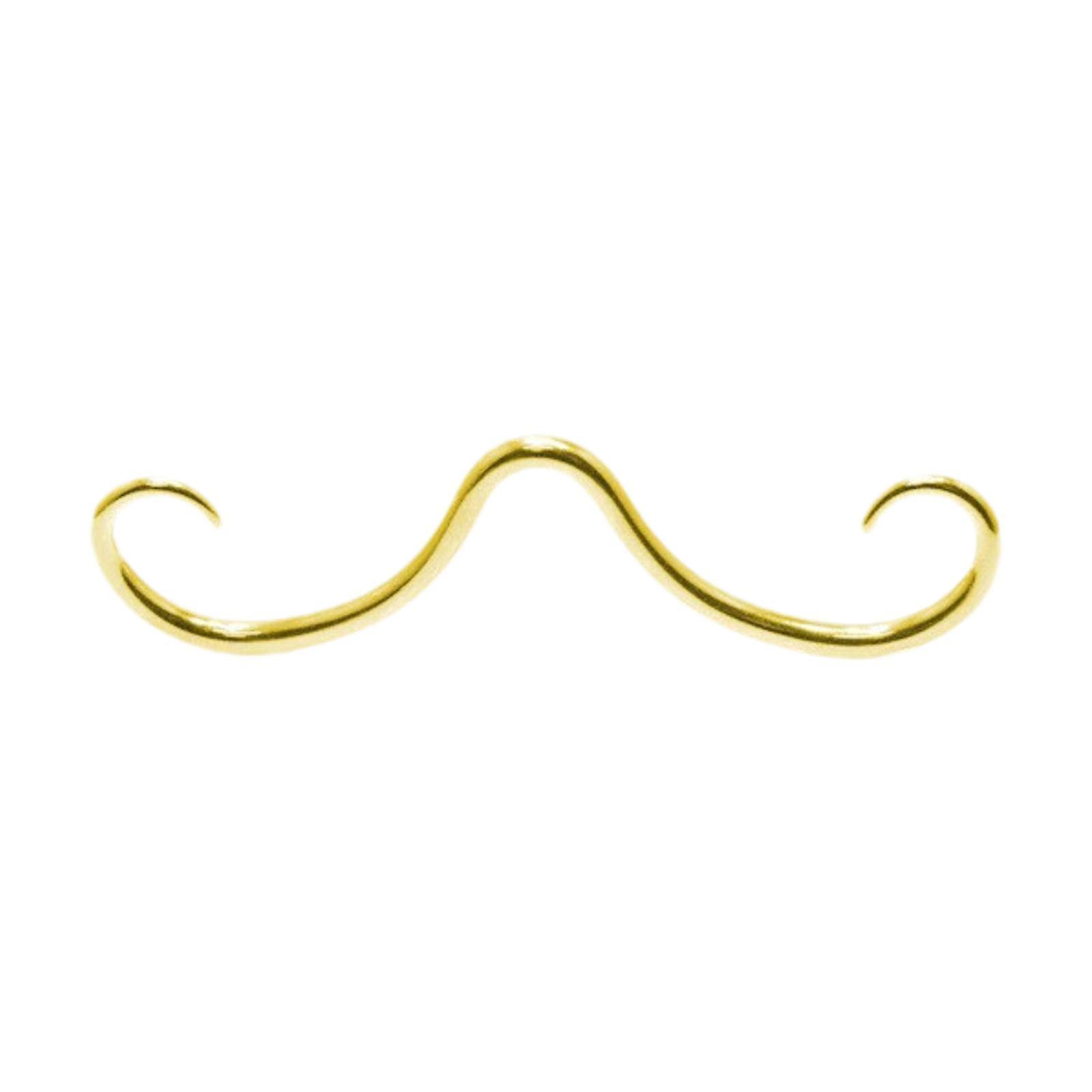 Setto Baffi Naso Anello Baffi Setto Anello per San Valentino Compleanno Estate Oro