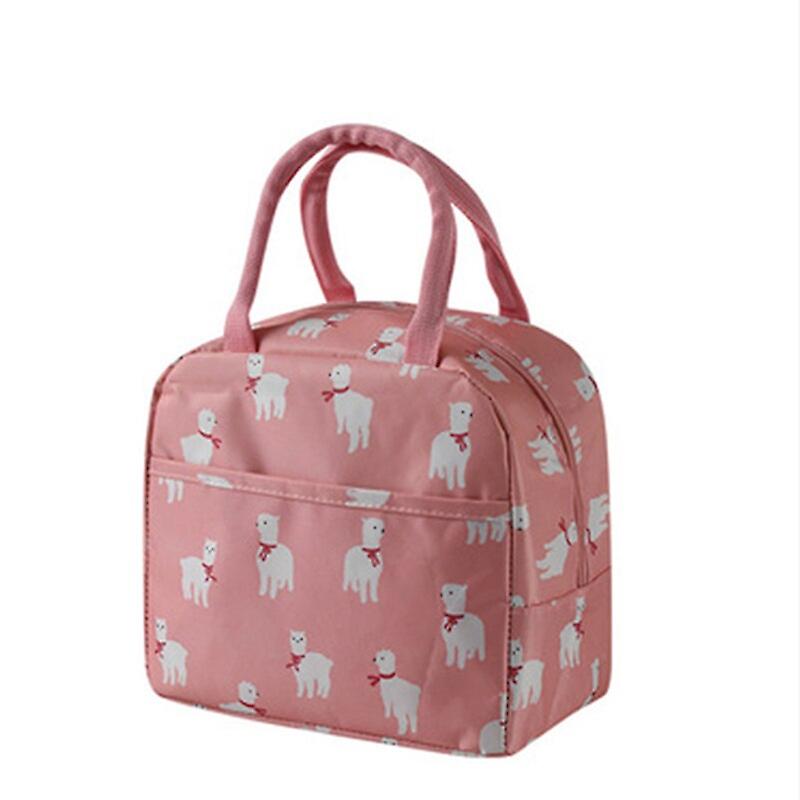 1PCs Fresh Cooler Bags Waterproof Nylon Portable Zipper Thermal Oxford Lunch Bags For Women Convenient Lunch Box Tote Food Bags Lunch Boxes & Totes Spedizione Gratuita