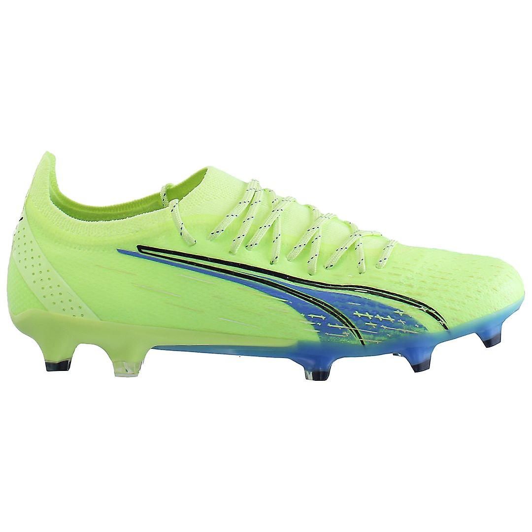 Puma Ultra Ultimate FG/AG Lace-Up Verde Sintetico Scarpe da Calcio Uomo 106868 01 Vendite Flash