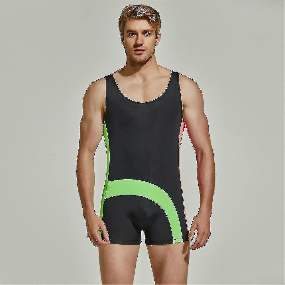 Men's Outdoor Sports Leisure One-piece Matching Swimsuit -dd Consegna Veloce