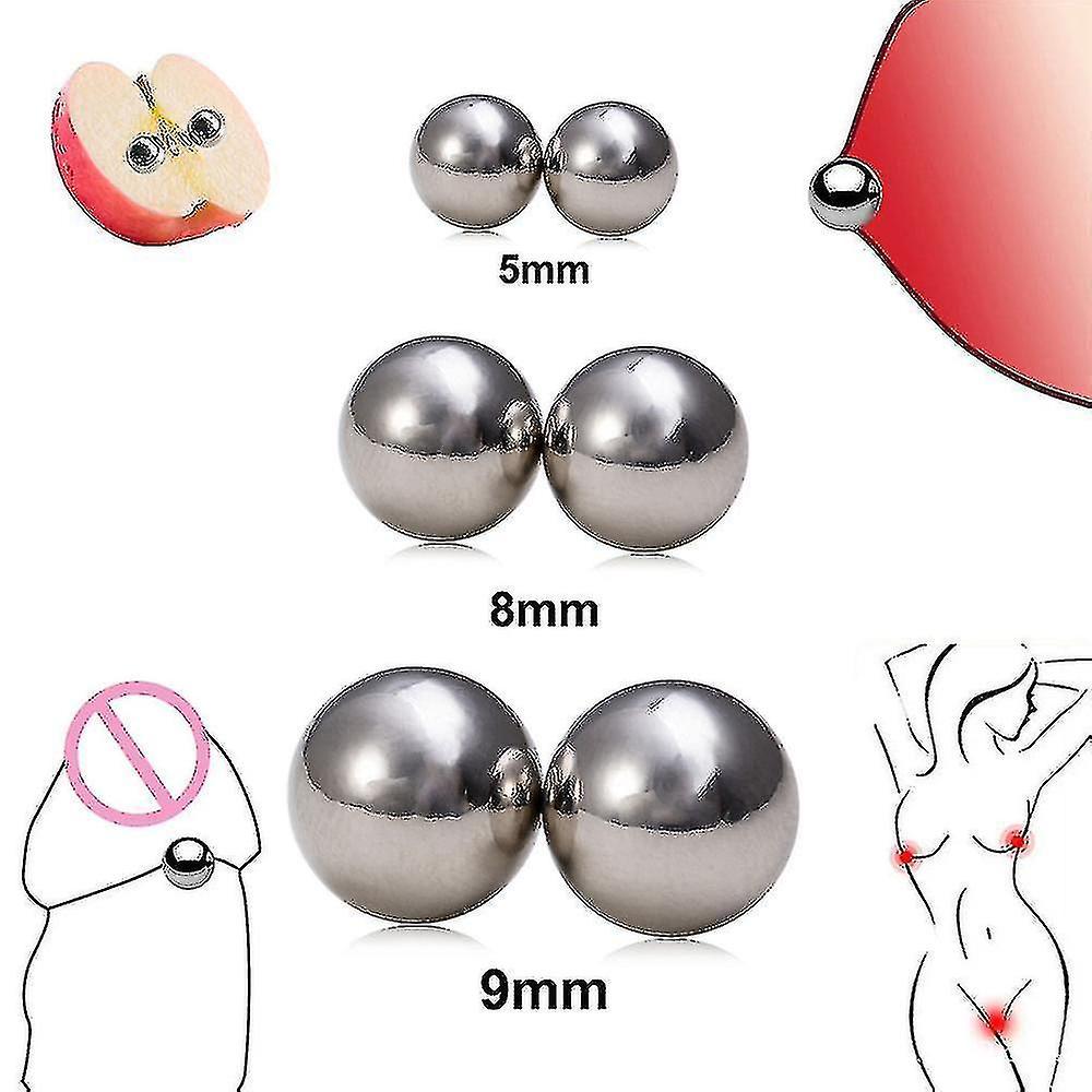 2pcs Sexy finti piercing magnetico capezzolo anello naso borchie orecchini Labret Lip Rings Magnete in acciaio inossidabile non piercing gioielli Acquista Ora