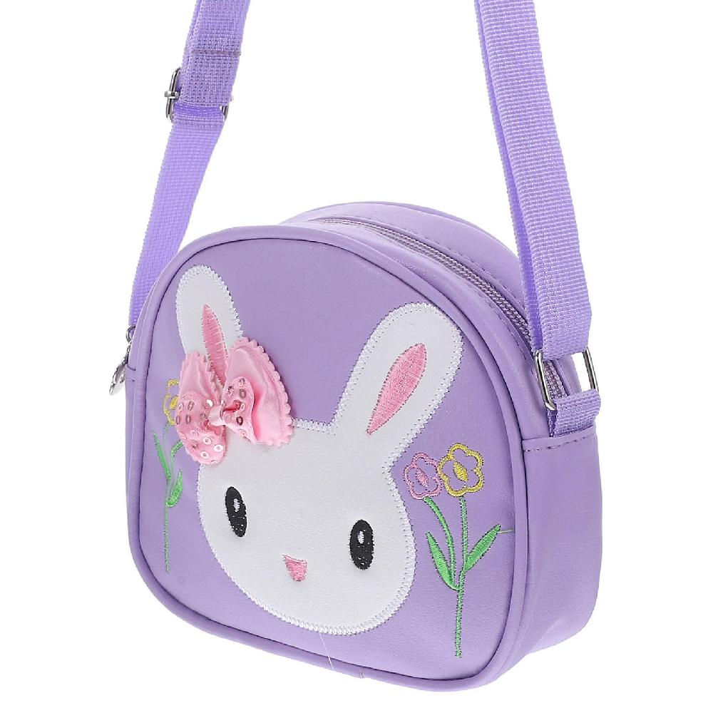 Girls Crossbody Bag Kids Purse Adorable Bunny Shoulder Bag Birthday Gift for Girls Offerta temporanea