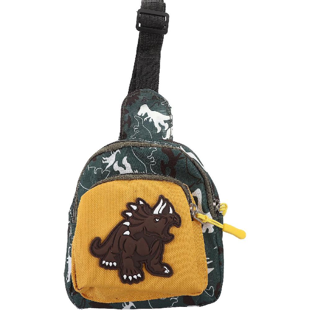 1 Pc Children Shoulder Bag Dinosaur Chest Bag Waist Bag Cross Body Bag Super Saving Price