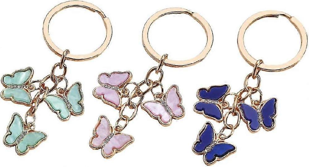 Atclv 1~3 Pcs Ch Keychain Cute Acrylic Chain Tassel Keyring Purse Bag Accessories Trasporto libero internazionale