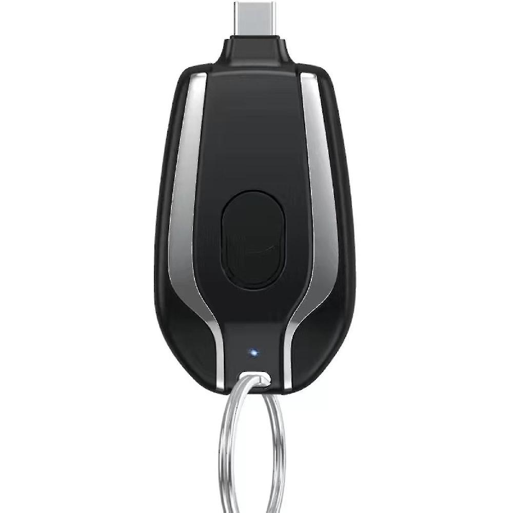 Keychain Portable Charger 1500mah Mini Power Emergency Pod Fast Charging Power Bank Battery Pack Key Ring Cell Phone Charger 50% di sconto per tempo limitato