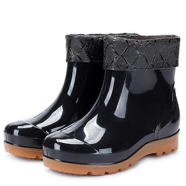 JWL-Waterproof Men Rainboots Camouflage 2021 Autumn Winter Warm Male Ankle Boots PVC Fishing Wading Shoes Velvet Outdoor Antiskid I Più Venduti