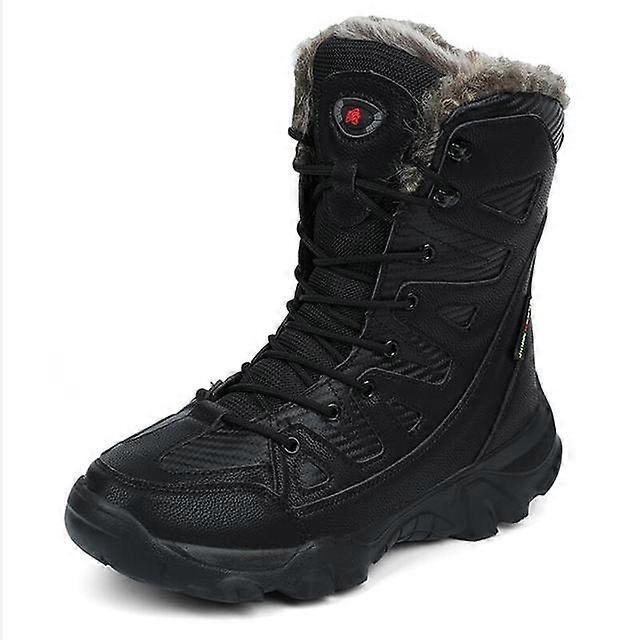 JWL-Winter Waterproof Men Boots Plush Super Warm Snow Boots Men Sneakers Ankle Boots Outdoor Desert Combat Army Boots Botas Hombre Negozio