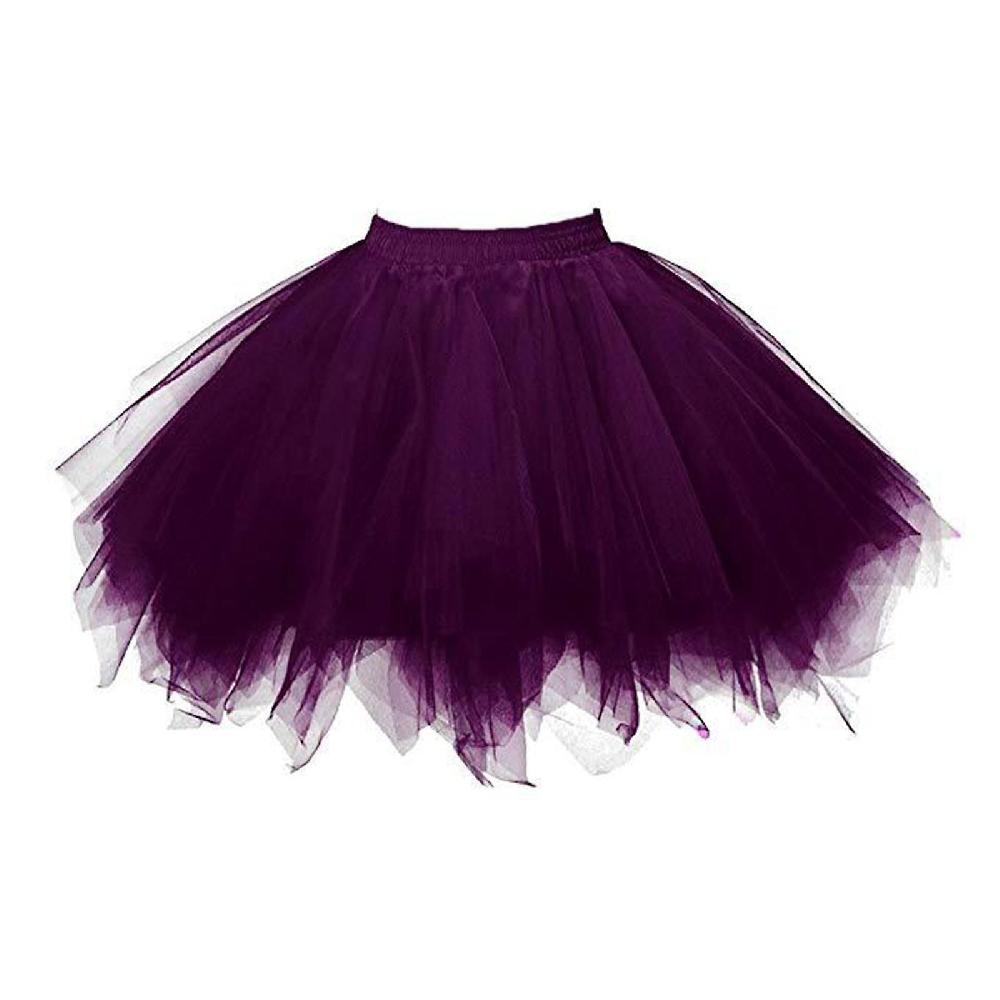 Summer Skirts For Women 2023 Women Mesh Tulle Skirt Princess Elastic Skirt Adult Short Dancing Skirt Bestseller