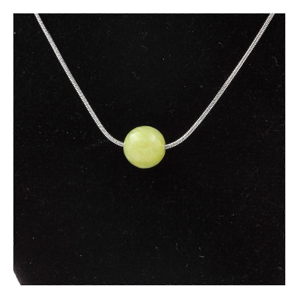 1 Serpentine bead necklace 8 mm