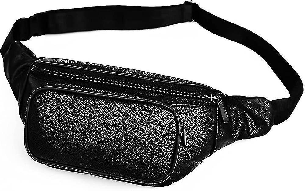 Bum Bag Pu Leather Belt Bag Hip Bag Outdoor Mobile Phone Bag Unisex Waist Bag Offerta