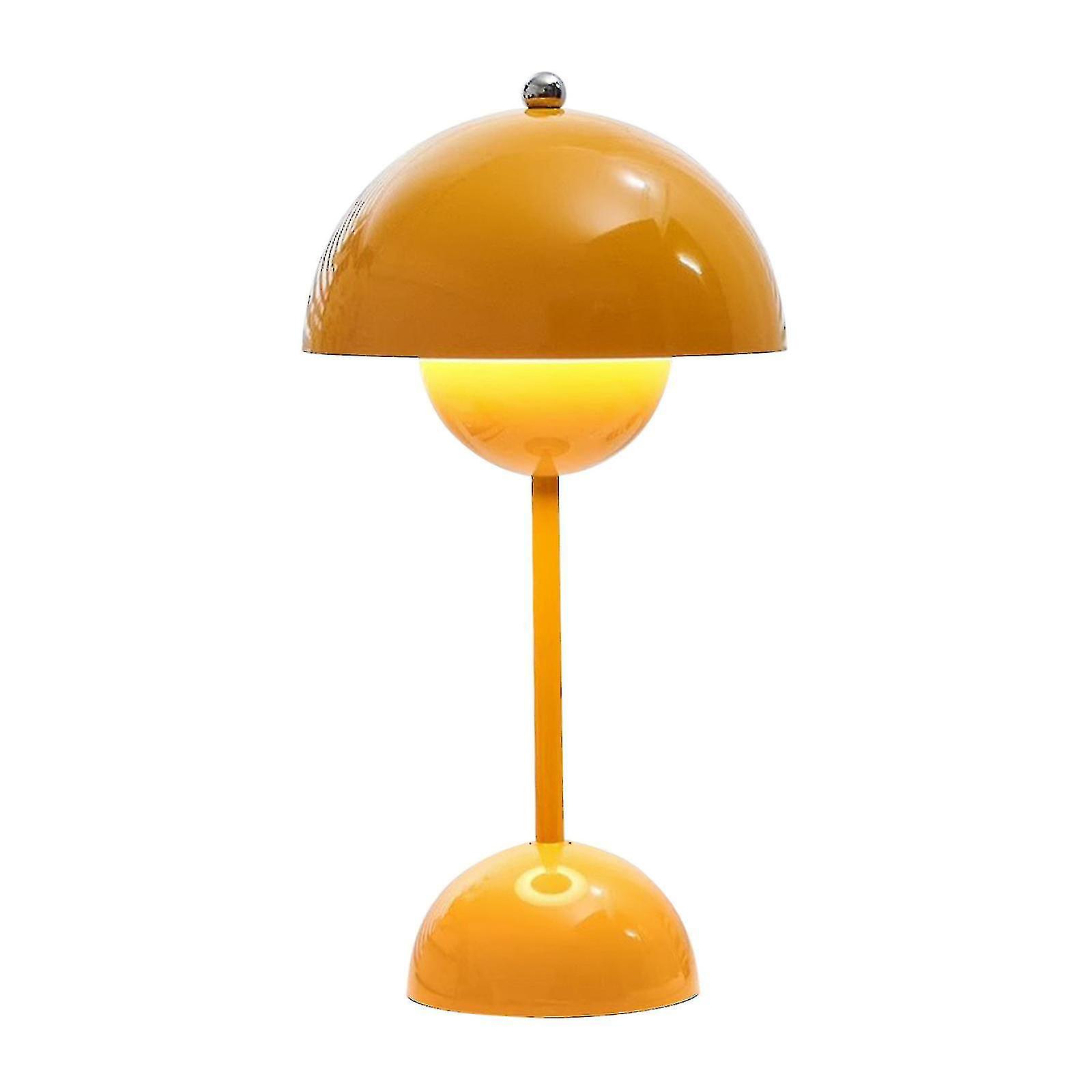 Lampada da tavolo nordica danese con bocciolo di fiore camera da sposa camera da letto decorazione della scrivania lampada lampada da comodino (ricaricabile) FAN2610-hhny