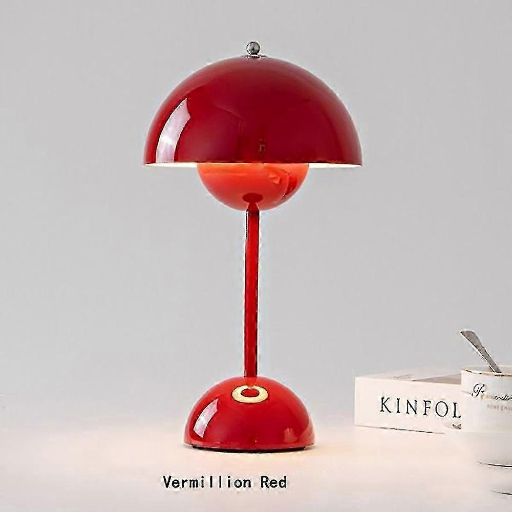 Flower Bud Table Lamp Wedding Room Bedroom Desk Decoration Lamp Bedside Lamp (Rechargeable) Super Saving Price