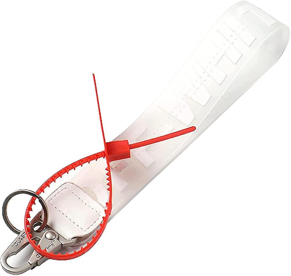 Personalità Off White Keychain Wristlet Cordino per chiavi Wallet-meili 2025