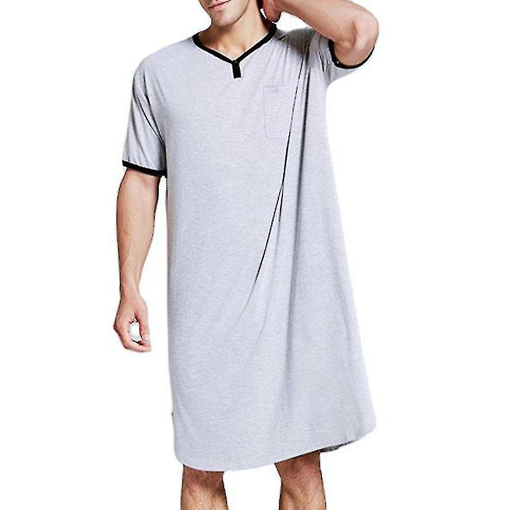 Uomo Camicia da notte Loungewear Camicia da notte Biancheria da notte semplice Negozio