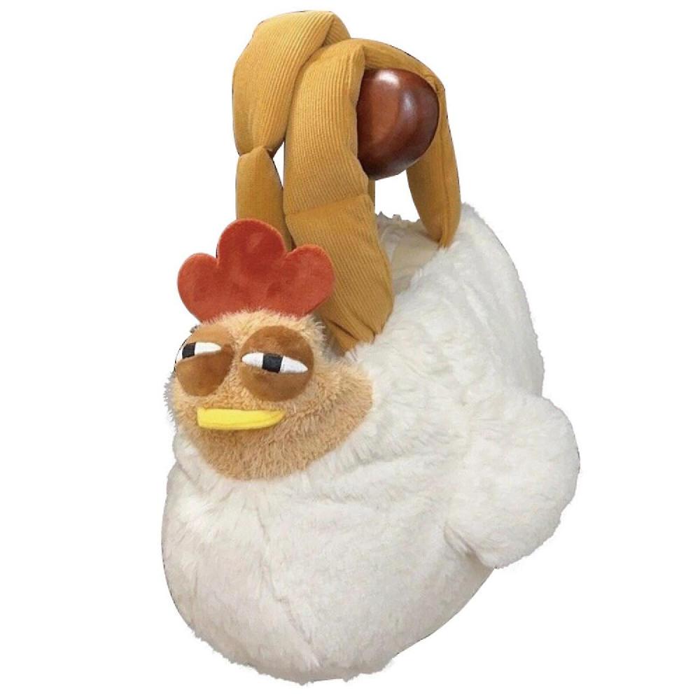 Donne Pollo Bag Novità Peluche Hen Purse Top Borsa Elefante Bianco Regali per Le Donne Divertente Animale Sacchetto Del Fumetto Borse Per Le Donne 50% Offerta