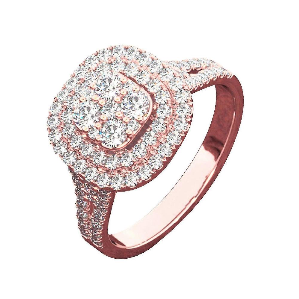 Ladies Fashion Diamond Ring Jewelry Creative Ring Jewelry Rose Gold Offerte stagionali