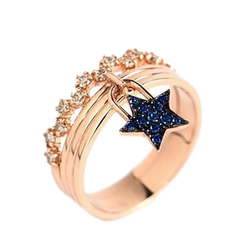 Women Fashion Jewelry Star Ring Fashion Ring For Women Jewelry Gift Rilascio limitato