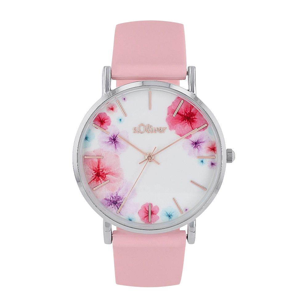 s.Oliver Damen Uhr Armbanduhr Silikon 2038370 Italia