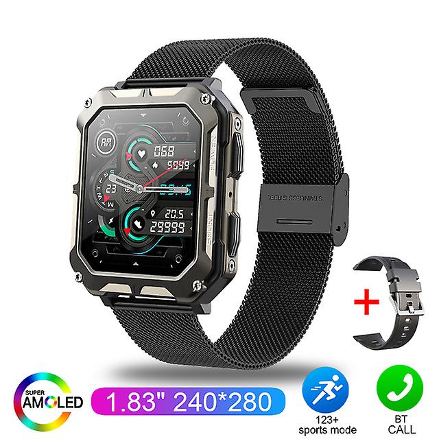 2023 New C20 Pro Smart Watch Voice Assistant BT Wireless Call Business IP68 Outdoor Sport Waterproof Wristwatch For Android iOS Negozi Online