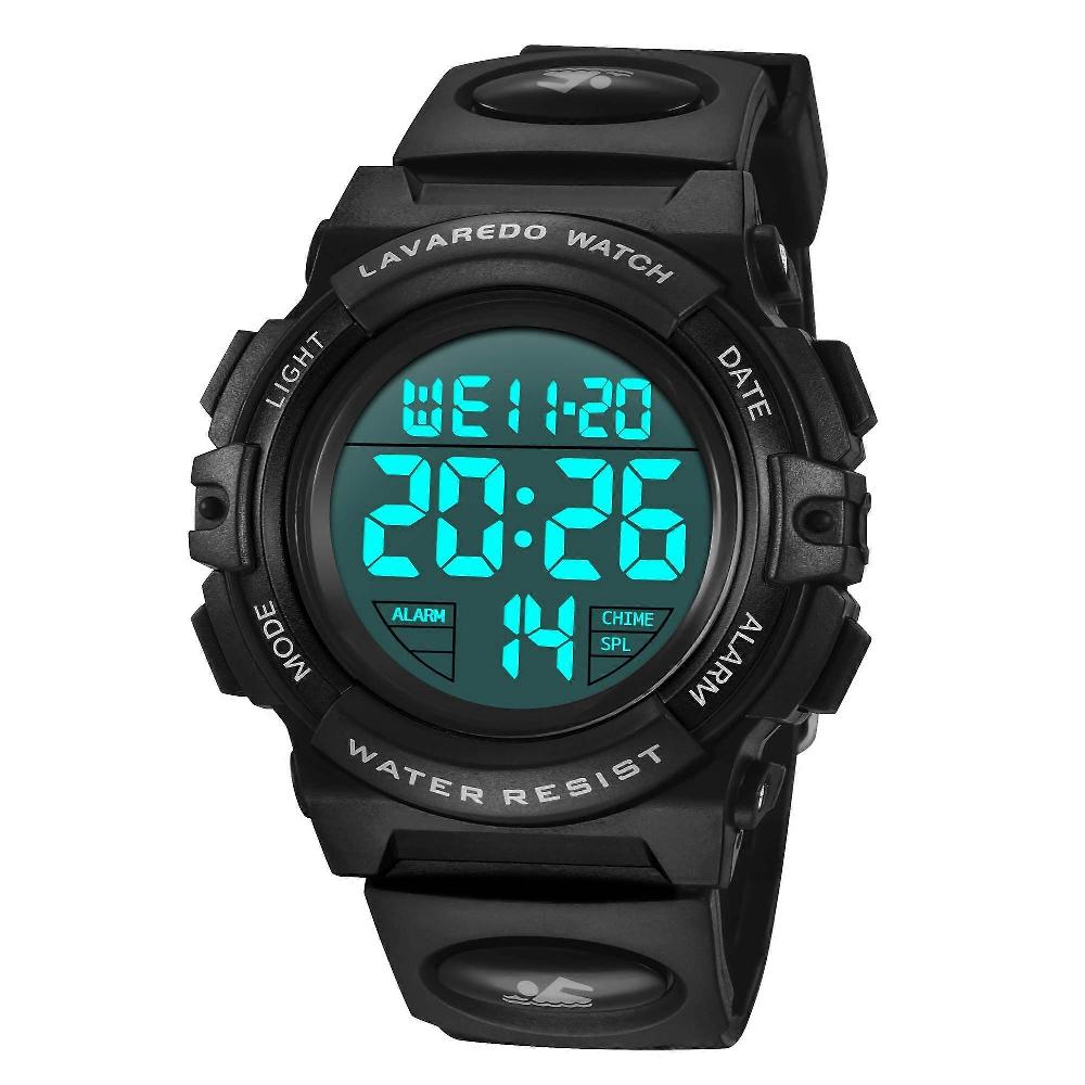 Kids Watches Boys Digital Outdoor Sport Watch Multifunction Waterproof Digital Watch with LED Light Alarm Consegna Veloce