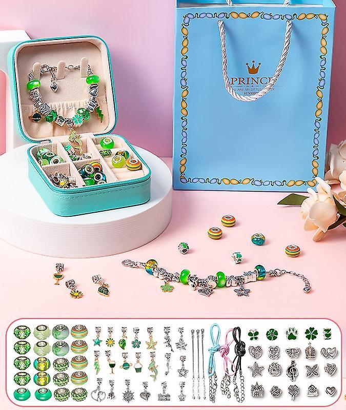 Set di bracciali per bambini bracciale di perline di cristallo fai-da-te fai-da-te di grandi dimensioni fatto a mano Vendita Economica