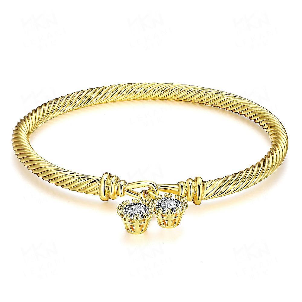 Bracciali intarsiati in zircone creativo Bracciali intrecciati alla moda Sconto di tempo limitato
