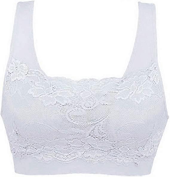 Xianrenge Reggiseno sportivo da donna senza cuciture comodo morbido traspirante Reggiseni in pizzo da donna Top imbottiti rimovibili Push up Pacchetti di biancheria intima per Yoga Fitness Exerci Sconto