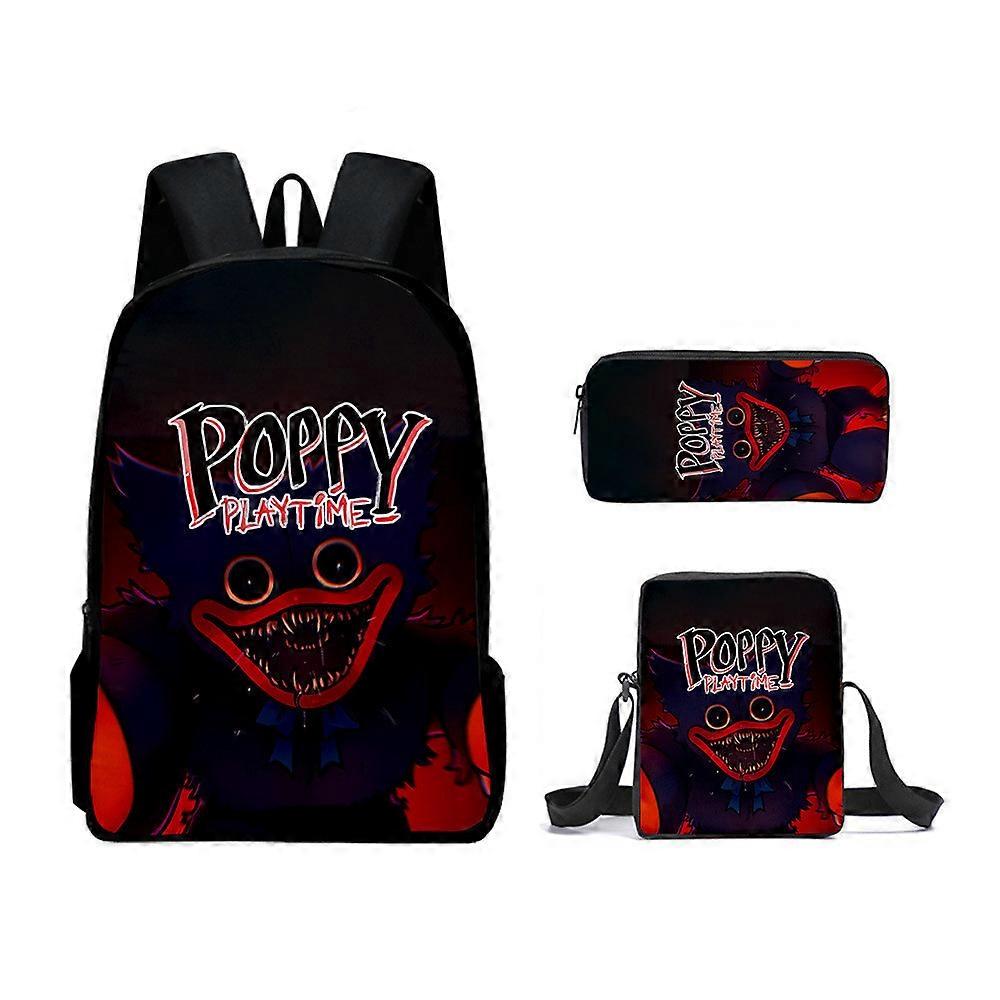 Poppy Playtime Poppy'S Playtime Zaino di grande capacità per bambini Zainetto per la scuola primaria 18 -HGDMV Offerta Anniversario