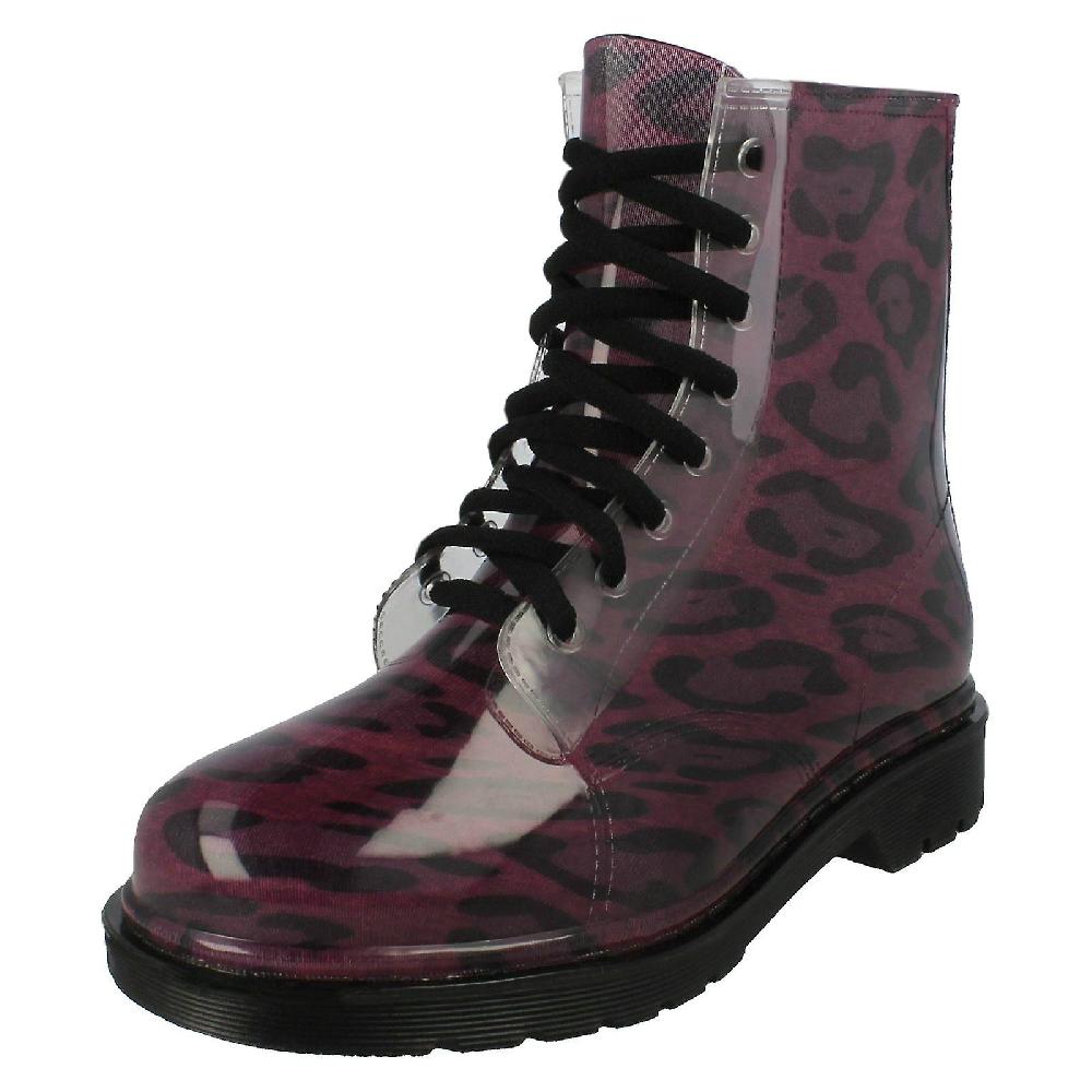 Ladies Spot su stivali tacco a trasparente Prezzo basso