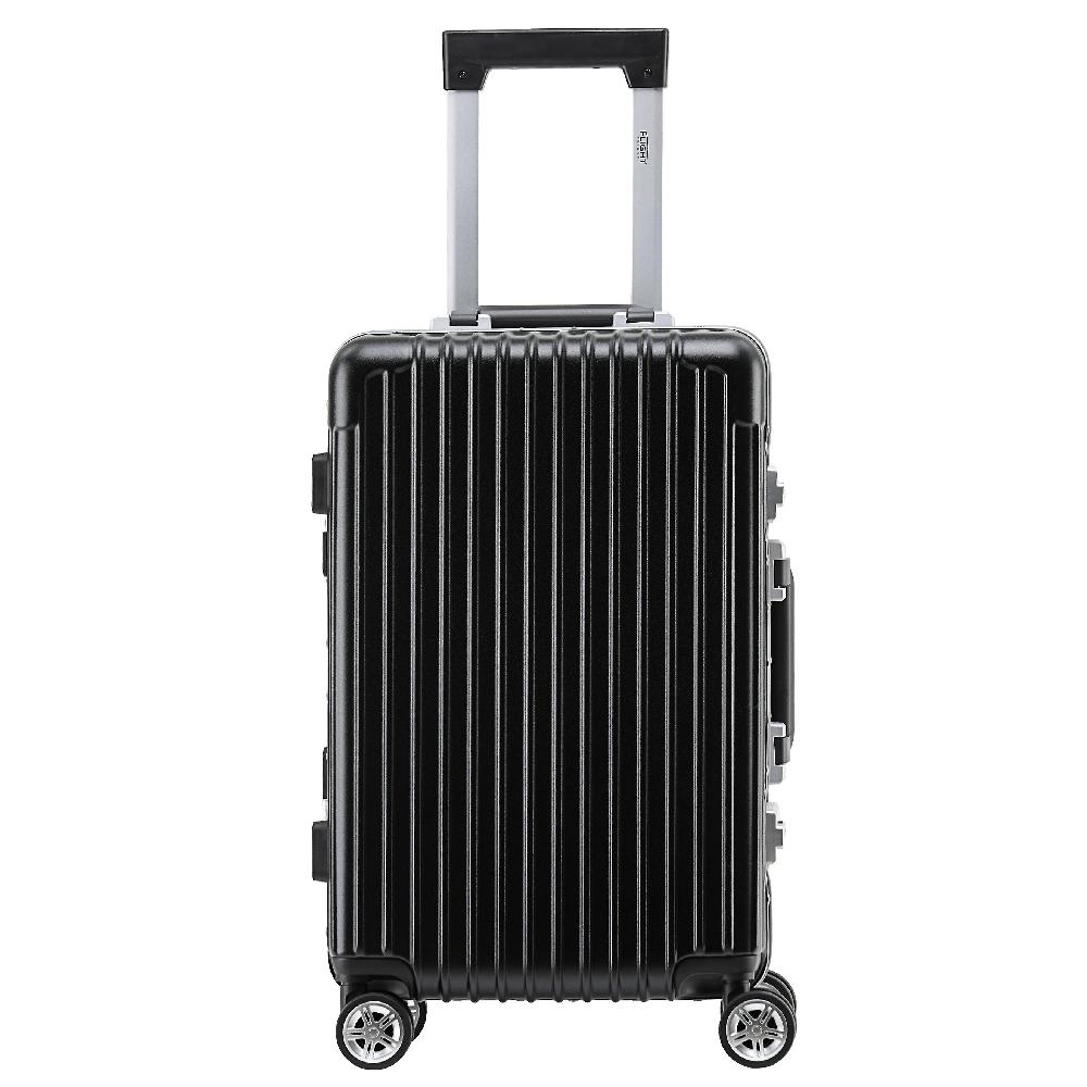 Deluxe Cabin Suitcase Built-in Lock Lightweight Hard Shell Carry On Hand Luggage Super Saving Price