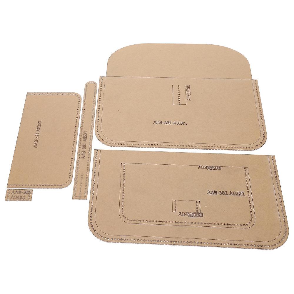 DIY Clear Acrylic Handbag Pattern for Women Crafting Leather Bags 50% di sconto con spedizione gratuita