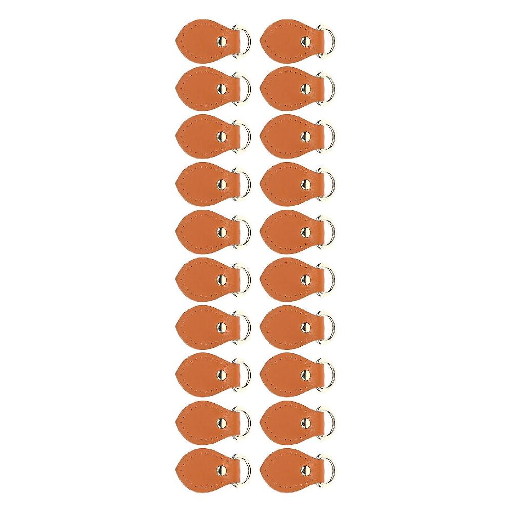 Leather D Rings for Purse Making 20 Sets Genuine Leather Supplies for Crossbody Craft