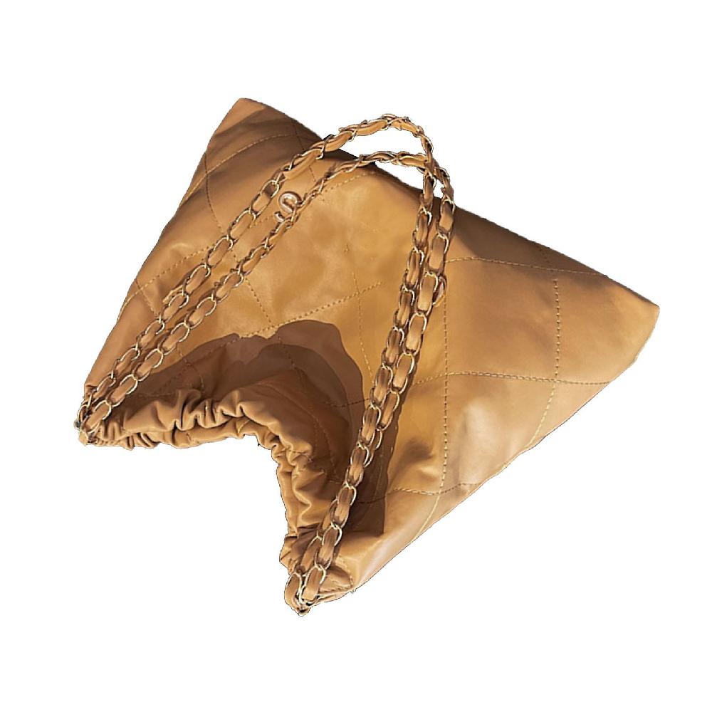 PU Shoulder Bag for Women Casual Stylish Commuting and Shopping Portable Khaki Free Size Officina
