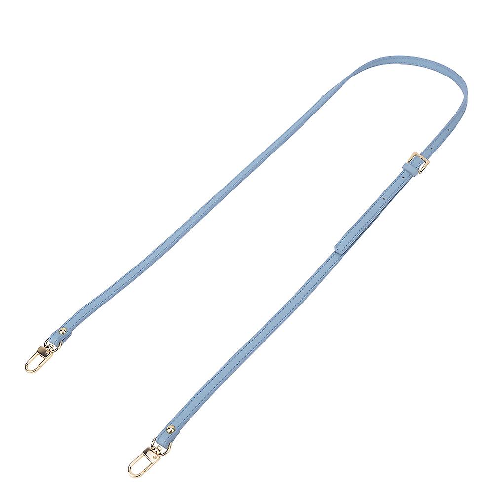 Leather Bag Strap Adjustable Shoulder Belt Replacement DIY Accessory 107-125cm Blue Italy