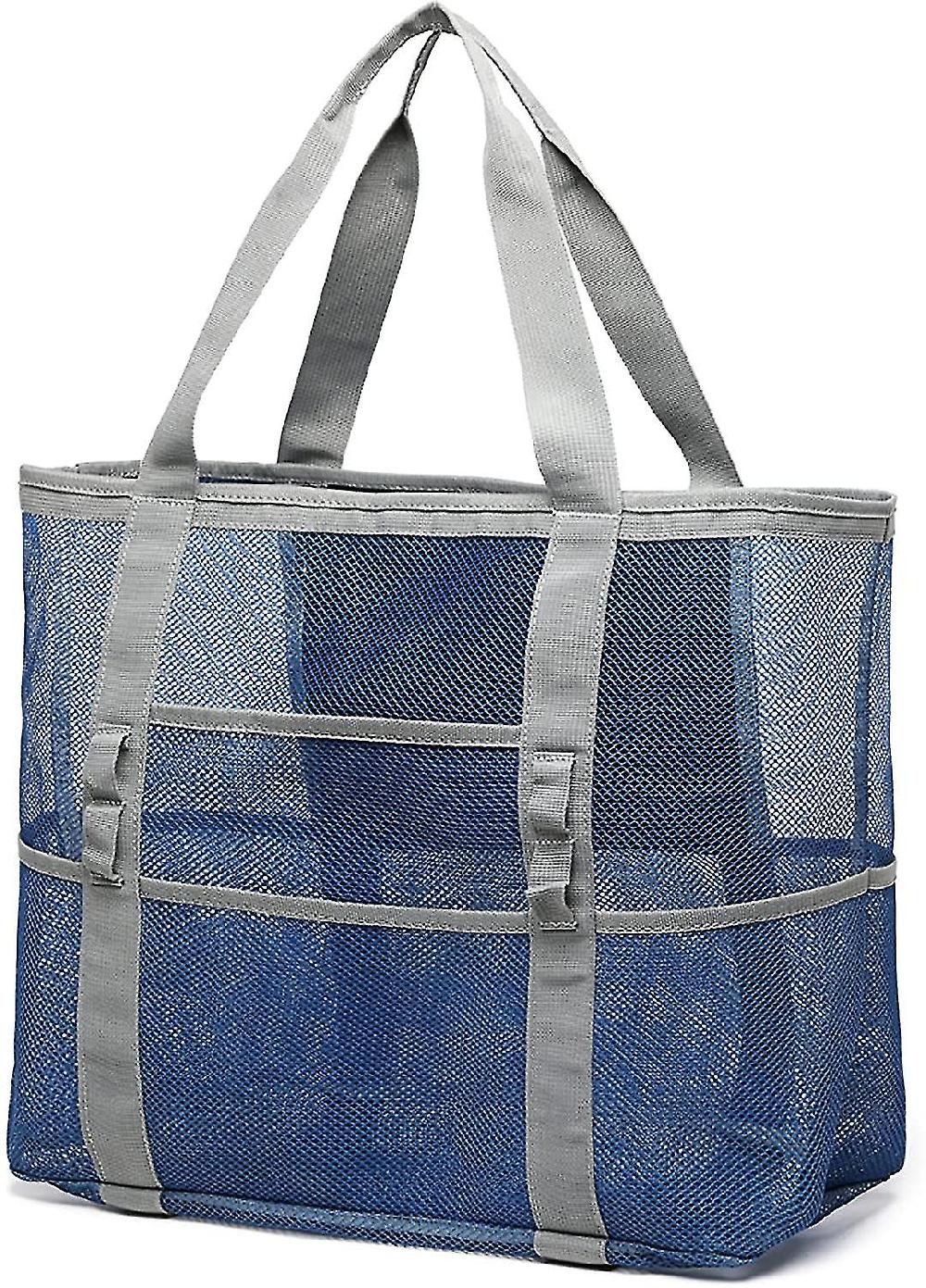 Borsa da spiaggia borsa da spiaggia in mesh color F Borsa da spiaggia oversize 9 tasche Borsa da spiaggia Vendite Flash