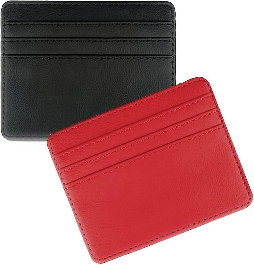 2pack Unisex Mini Card Holder Wallet Slim Credit Card Holder Minimalist Card Negozio