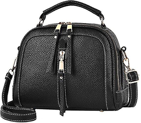 Womens Tote Handbags Purse Zipper Shoulder Crossbody Bag Summer Satchel Bagsblack In Saldo