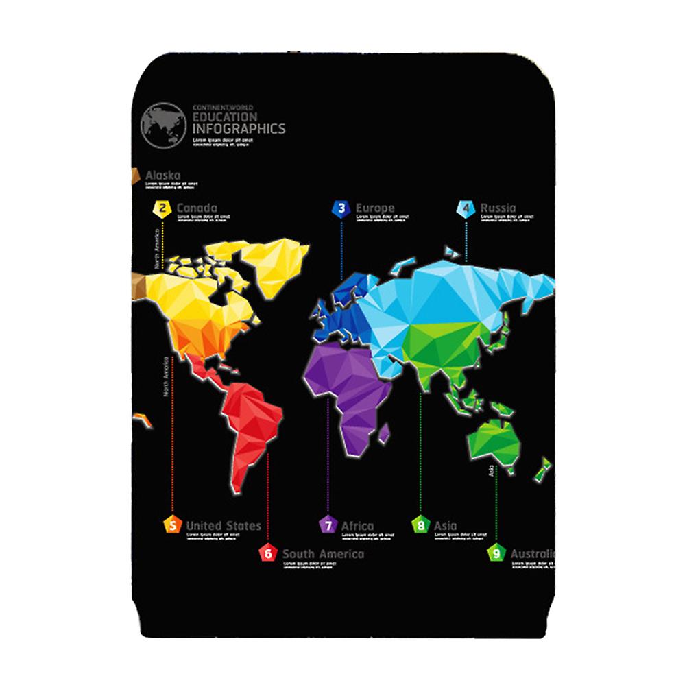 World Map Pattern Travel Luggage Cover Protector Two Side Zipper Baggage Suitcase Cover Protector (Fit to 26-28inch Size L) Offerte giornaliere