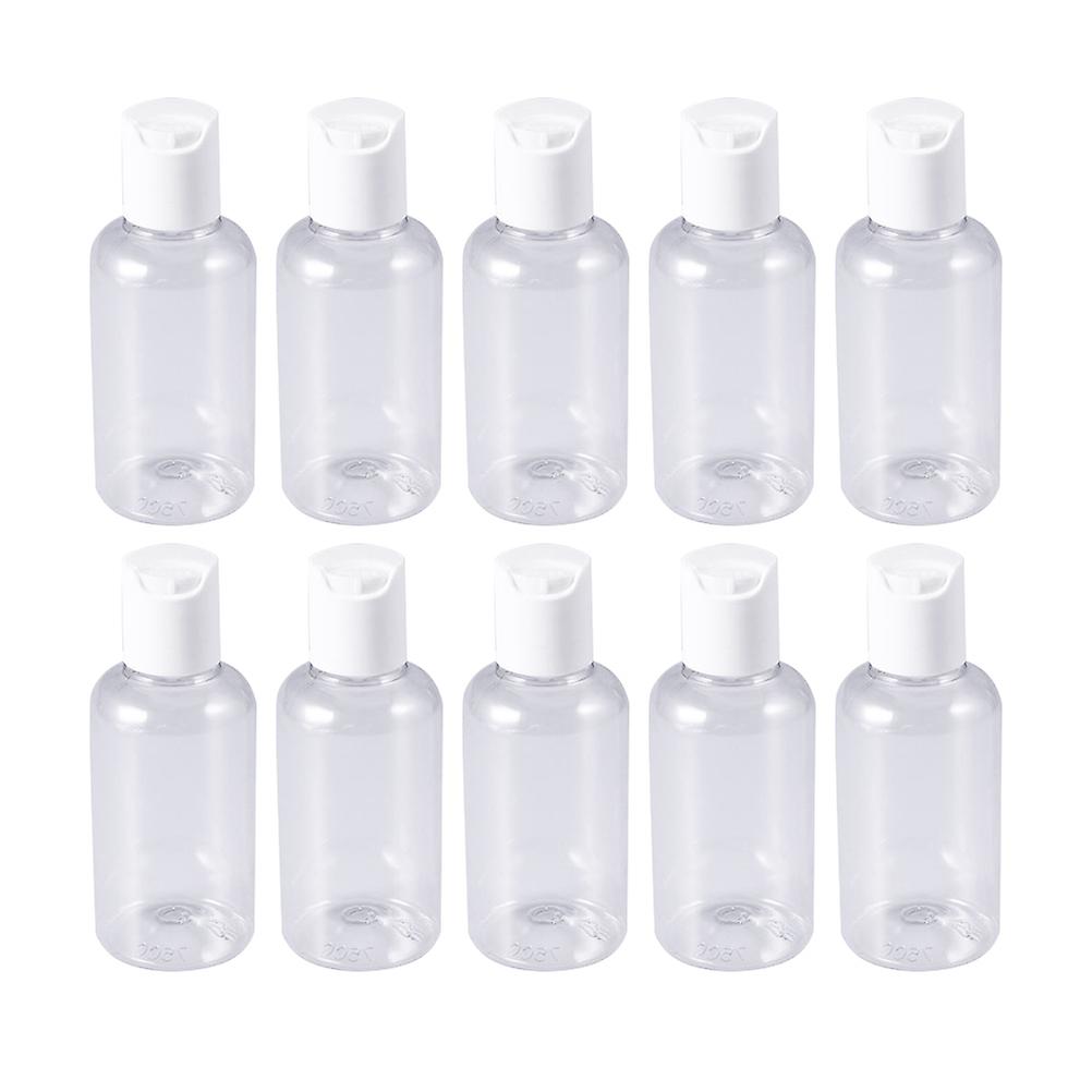 10PCS 75ml Refillable Travel Bottle Press Storage Container Bottle for Shampoo Cream Lotion (Random Color) Enormi risparmi