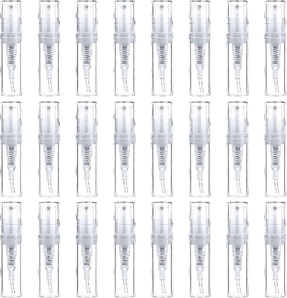 Set Of 50 Transparent Plastic Spray Bottles For Perfumes And Cosmetics Rilascio limitato