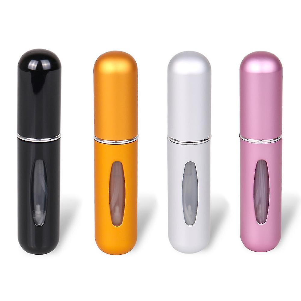 4pcs 5ml Perfume Atomiser Refillable Bottles Portable Mini Spray Travel Perfume Bottle Ultimi due giorni