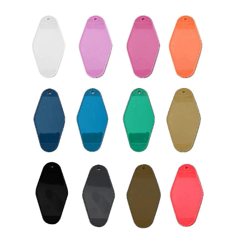12pcs Accessories Key Ring Men Women Luggage Tag Anti Lost Outdoor Travel Blankc p Discount Store per i nuovi prodotti