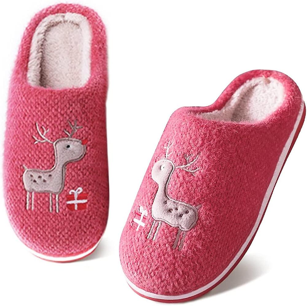 For Women Fluffy With Memory Foam Closed Toe Mens Anti-slip Sliders Indoor Gift Esporta salva